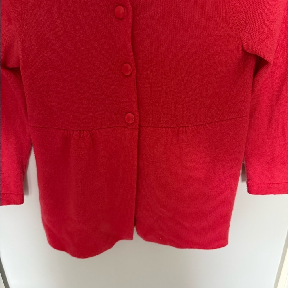 J.Crew Celeste 100% Cashmere Cardigan | XS | Bright Pink Button Front Sweater - Picture 9 of 10